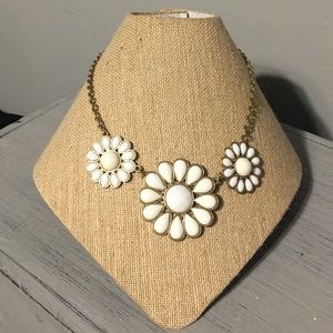 Cookie Lee Ivory Blooms Necklace